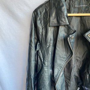 Rock & Republic Faux Leather Moto Jacket